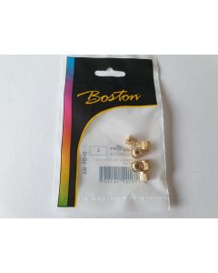 Set of 6 telecaster guitar string ferrules gold TB-10-G