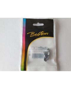 Set of 6 telecaster guitar string ferrules chrome TB-10-C