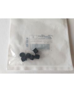 Set of 6 telecaster guitar string ferrules black TB-10-B