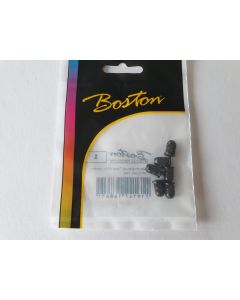 Set of 6 telecaster guitar string ferrules 6.5mm black TB-05-B