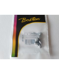 Set of 6 telecaster guitar string ferrules chrome TB-07-C