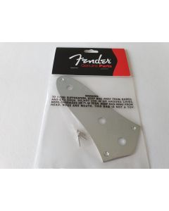 Fender Jazz bass standard control plate chrome + screws 099-2057-100