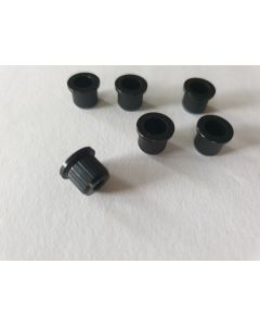 6x telecaster black string ferrules through body fits 8mm holes