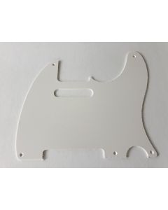Telecaster vintage 5 hole 52 pickguard 1ply white