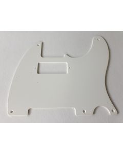 Telecaster guitar 5 hole 52 hot rod pickguard 1ply white fits Fender