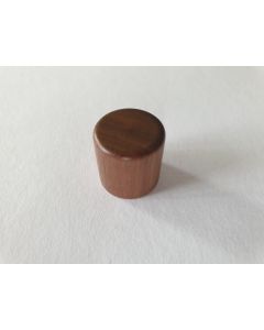 Wood dome knob walnut 18mm x 18mm KWW-370