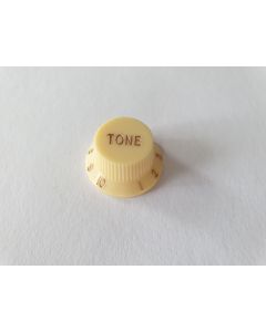 Stratocaster metric size bell knob Ivory tone KI-240-T