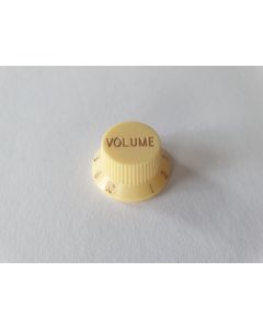 Stratocaster metric size bell knob Ivory volume KI-240-V