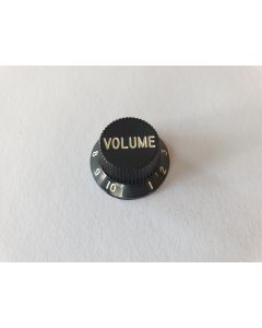 Stratocaster metric size bell knob black volume KB-240-V