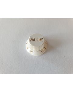 Stratocaster Inch CTS size bell knob white volume KW-244-V