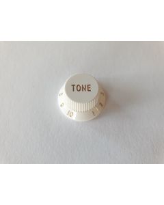 (1) Stratocaster CTS knob tone white KW-1726-T