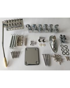 Stratocaster full hardware guitar parts kit set chrome 