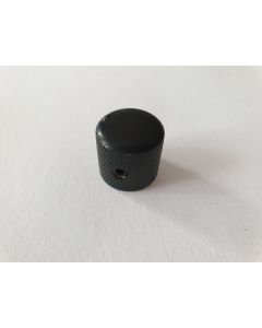 (1) Guitar metal dome control knob black 18mm x 18.5mm KB-220