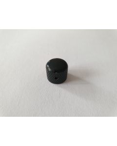 (1) Guitar small metal dome control knob black 15mm x 14mm KB-225