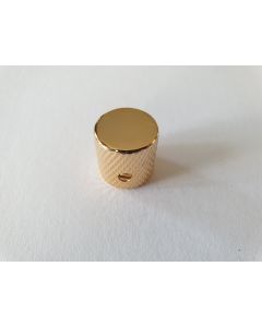 (1) Guitar flat control knob gold 19mm x 19mm KG-205