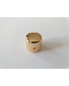 (1) Guitar metric size dome knob gold 19mm x 19mm KG-210