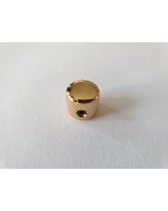 (1) Guitar small dome knob gold 15mm x 14mm KG-225
