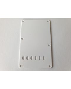 Stratocaster vintage left handed back plate 1ply white BPL113-W