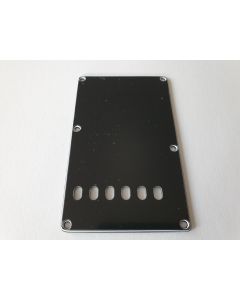 Stratocaster left handed back plate 3ply black BPL313-B