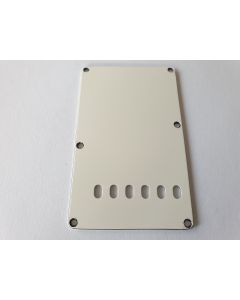 Stratocaster vintage back plate 3ply vintage white BP-313-VW