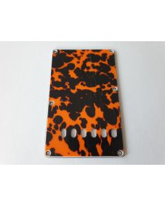 Stratocaster vintage back plate 4ply wildcat orange BP-313-WCO