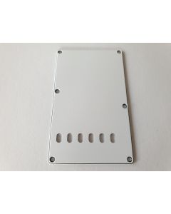 Stratocaster vintage left handed back plate 3ply white BPL313-W