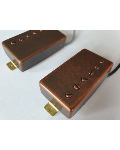 Set of 2 relic antique bronze alnico humbucker set