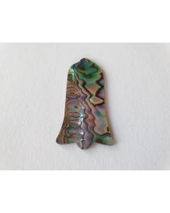 Les paul 2 hole bell shaped truss rod cover real abalone fits Gibson