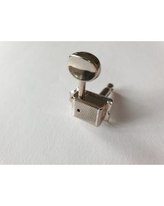 1x Single left end section vintage kluson style guitar tuner chrome