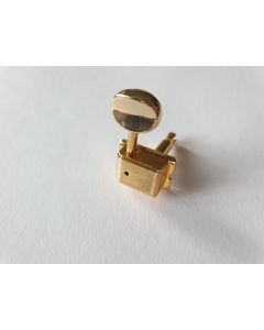 1x Single middle section vintage kluson style guitar tuner gold