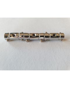 (3) Telecaster guitar bridge saddles set of 3 chrome 