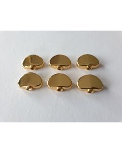 6 pack Machine head tuner pegs gold 24mm x 17mm BUT-27-G