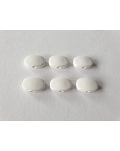 6 pack Machine head tuner pegs white 21mm x 13mm BUT-10
