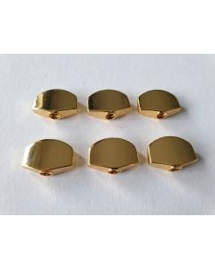 6 pack Machine head tuner pegs gold 23mm x 16mm BUT-25-G