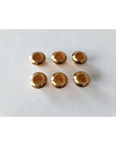 Set of 6 guitar tuner bushings diameter 8.27mm gold MHP-19-G