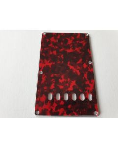 Stratocaster vintage back plate 3ply tiger red fits Fender BP-313-RR