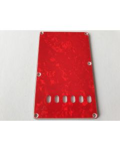 Stratocaster vintage back plate 4ply red pearl BP-313-PR