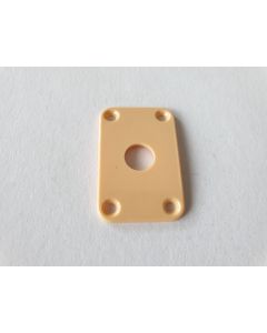 (1) curved Jack plate cover Gibson explorer Ivory