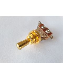 3 way quality guitar toggle switch gold with gold tip