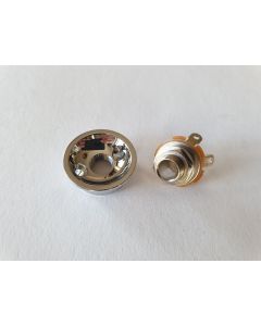 Telecaster guitar electro socket chrome + mono Jack