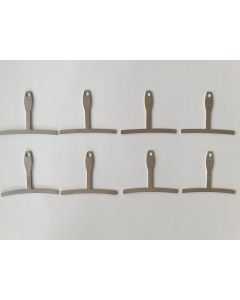 Guitar stainless steel understring steel radius gauges set of 8