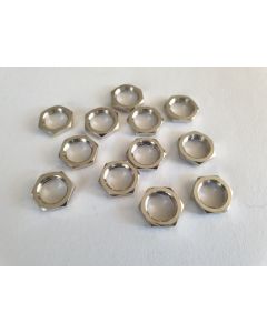 (12) mounting nuts chrome for 3/8" pots PM-HN-3832