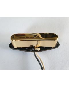 Artec alnico 5 telecaster guitar neck pickup gold