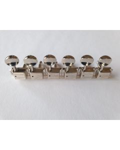 Grover deluxe 133N nickel vintage 6 in line guitar tuners 