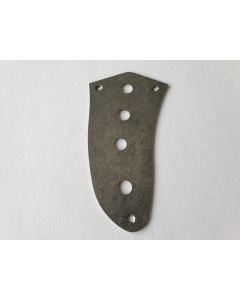Kurt Cobain Jaguar guitar control plate relic antique chrome + screws