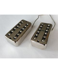 Filtertron style alnico 5 guitar neck + bridge pickups set nickel