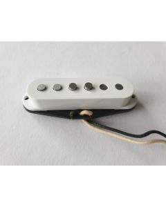 Stratocaster guitar white staggered alnico 5 rod neck pickup