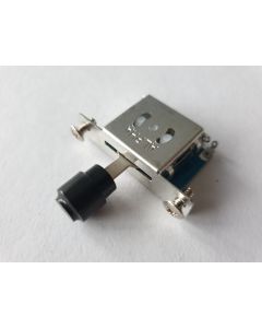 Alpha 3 way guitar switch with black tele tip
