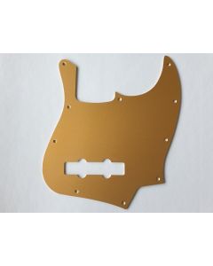 Jazz bass standard pickguard gold anodized fits MIM and USA Fender