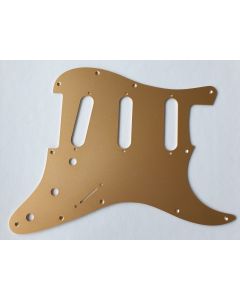 Stratocaster standard pickguard gold anodized fits USA and MIM Fender